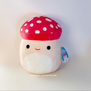 🧡 SOLD 🧡 Malcom The Mushroom 12 Inch Squishmallow Kellytoys Cute Plush Gift